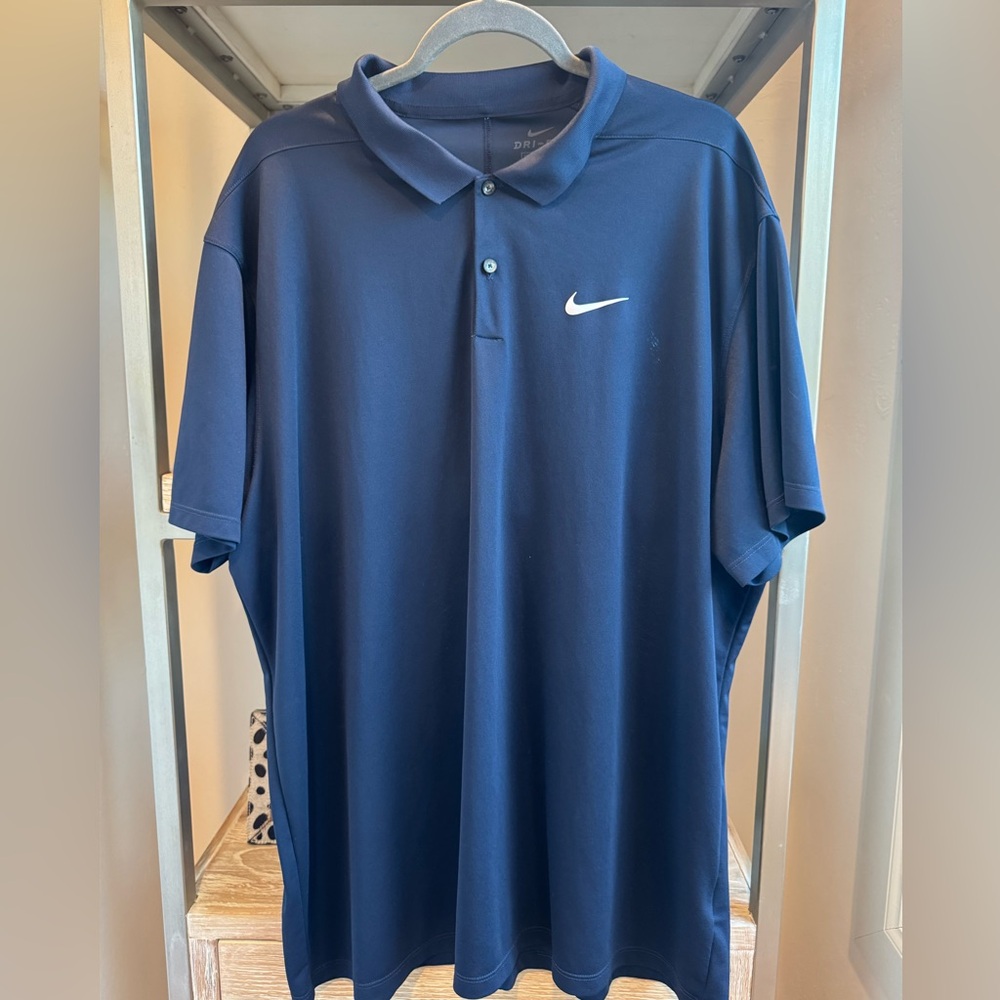 Nike Dri Fit golf Polo XXL Navy